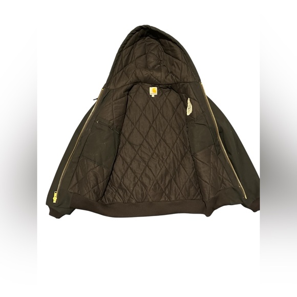 Carhartt men black jacket medium size, gently used - Picture 9 of 15